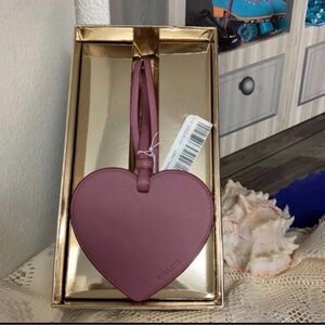 Coach Magenta Leather Bag Charm